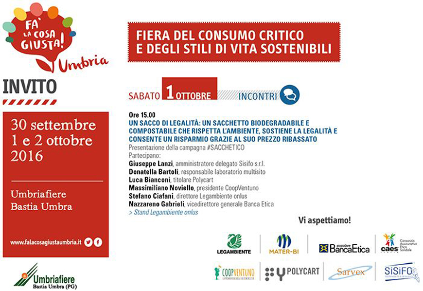 Sacchetico e Polycart a FLCGU16